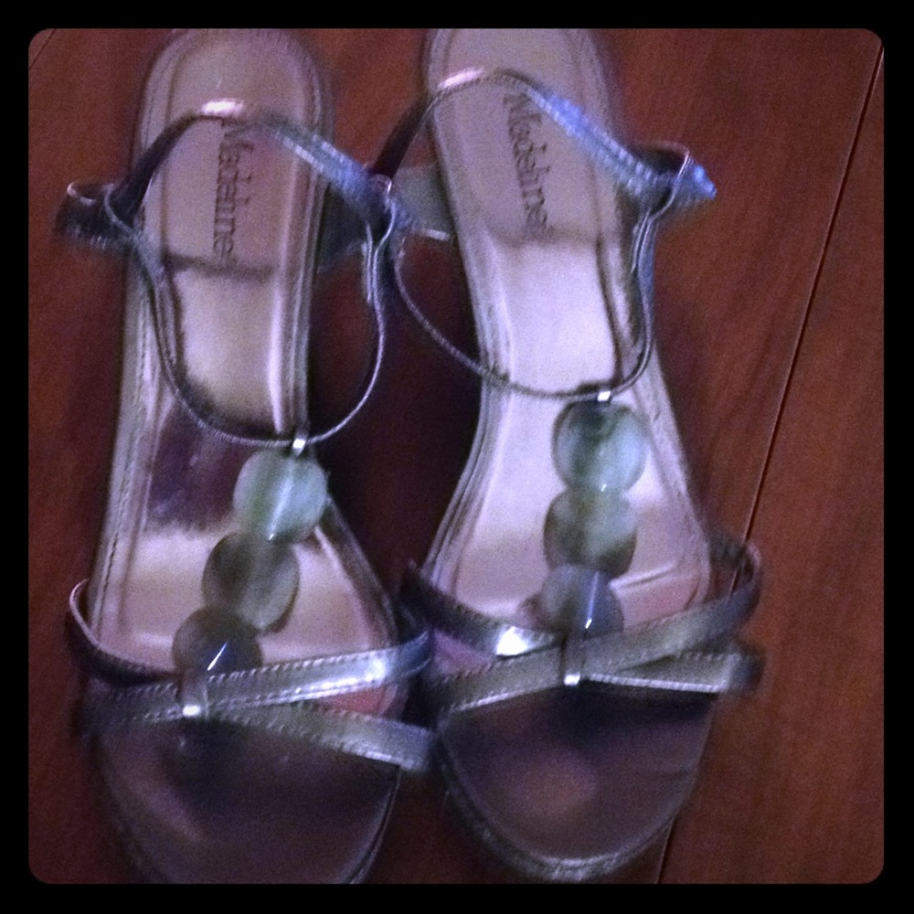 'Madeline' Espadrille Wedge Sandal GUC size 10